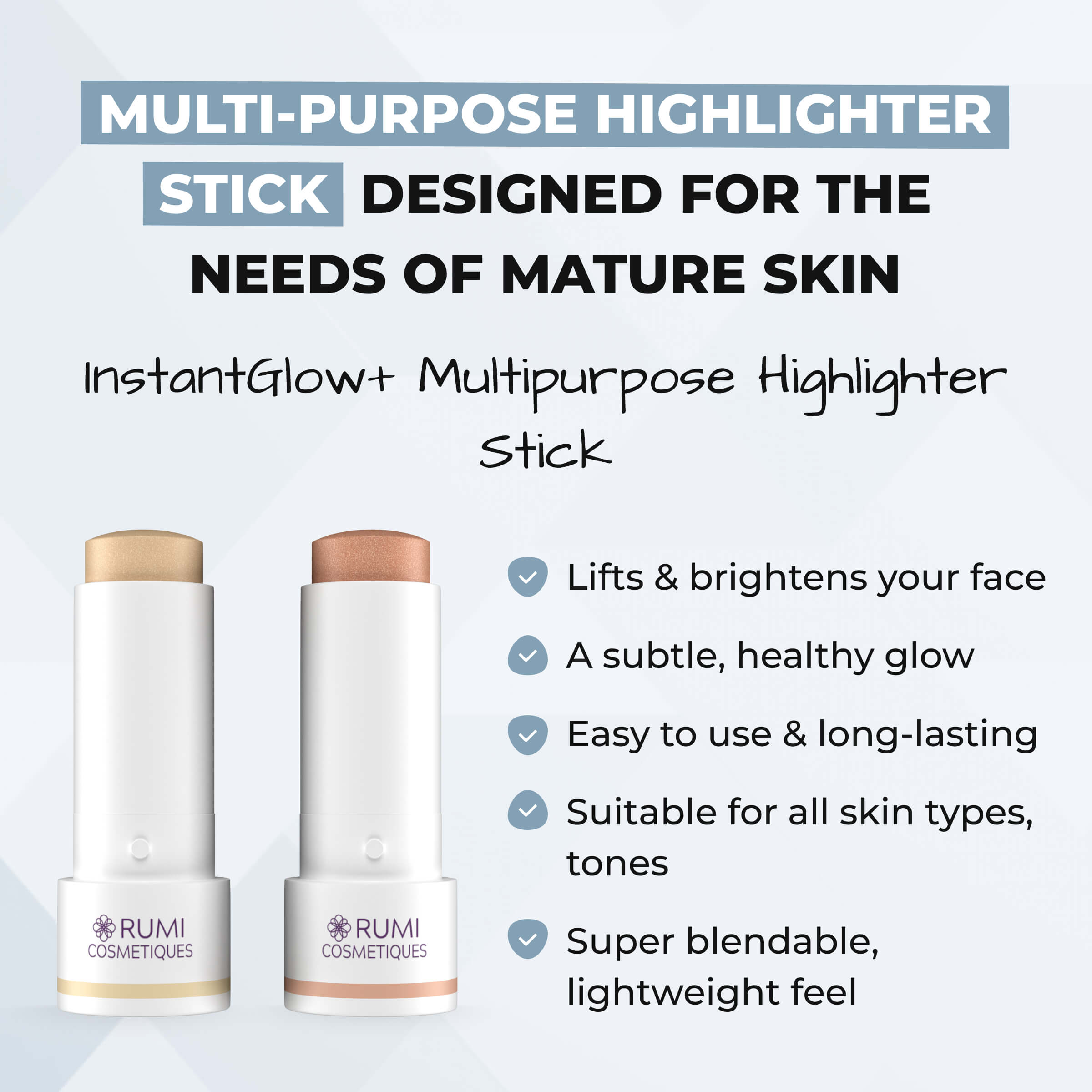 InstantGlow+ Multipurpose Highlighter Stick